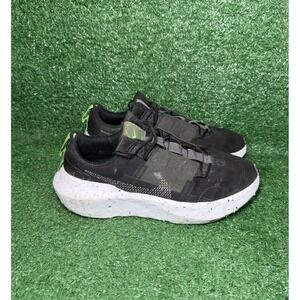 Nike Women Size 9 Crater Impact White Black Running Shoe Gym Sneakers CW2386-001